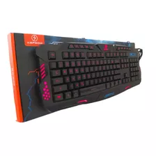 Teclado Kapbom Rgb Ka- 658 Reitroiluminado De Três Cores 