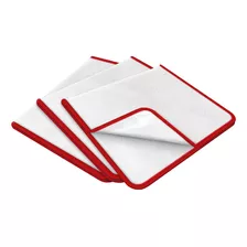 Tapete Higiênico Lavável Para Cães - M - 3 Uni - Vermelho