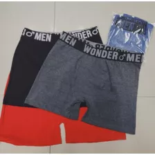 Boxer Hombre ALG/lycra Elastico A La Vista (colores Surtidos