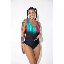 Malla Mujer Tankini Deportiva Sublimada Bianca Mare 24244