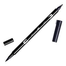 Marcador Tombow Dual Brush Abt Negro N15 Por Unidad