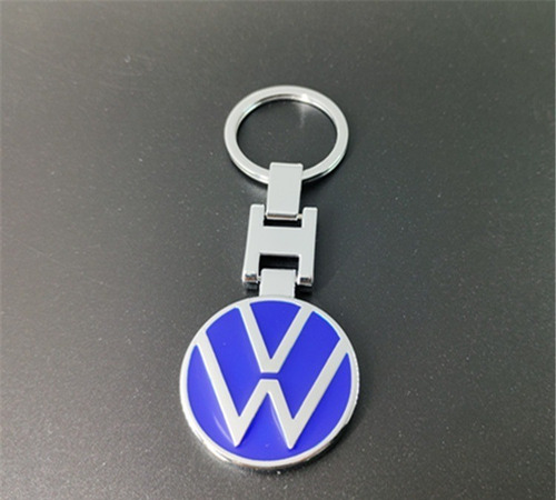 Llavero Emblema Logo Volkswagen Azul Metal Foto 5