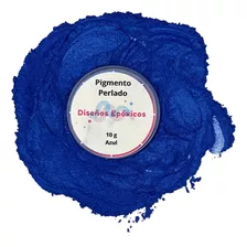 Pigmento Azul Perlado Para Resina Epóxica 10 Gr