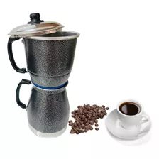 Cafeteira Tipo Italiana A Vapor Em 2 Cores Coador Fixo Inox 