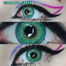 Pupilentes Himalaya Green, Increible Efecto De Color Verde.