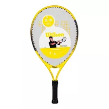 Raqueta De Tenis Wilson Junior Federer 5-10 Años Muni Depot Color Amarillo/negro Tamaño Del Grip 21