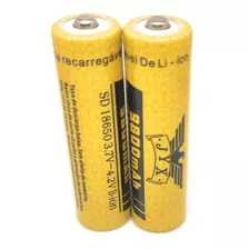 2 Pilha Baterias Recarregável 18650 9800mah 3.7v Lanterna 