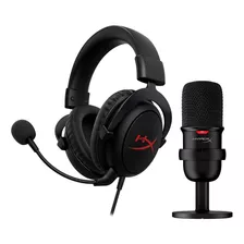 Kit Audifonos Y Microfono Hyperx Solo Streamer Starter