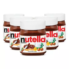 Creme De Avelã, 5 Potes De 350g Nutella