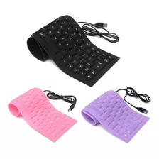 Teclado Flexible Usb De Silicon Plegable Para Pc Laptop