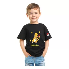 Playera De Niño,charmander Pokemon Y Brilla En La Oscuridad