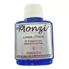 Monzi Limpa Joias Prata Brilho Imediato Azul Original
