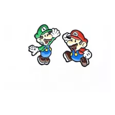 Aros Mario Bros Y Luigi - Super Nintendo Aritos Piercing