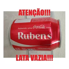 Lata Coca Cola Pequena Vazia Com Nome - Rubens