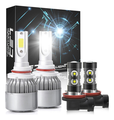 28000lm 50w Kit De Focos Led 9007 Luz Alta Y Baja Para Dodge Dodge Durango