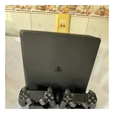 Console Playstation 4 1tb Slim + 2 Controles + 6 Jogos Em Perfeito Estado, Tudo Funcionando E Bem Conservado. Motivo, Compra Do Ps5. 