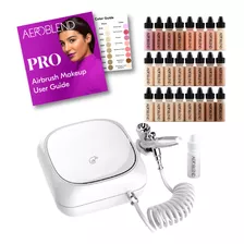 Aeroblend Kit De Inicio De Maquillaje Con Aerógrafo Profes.