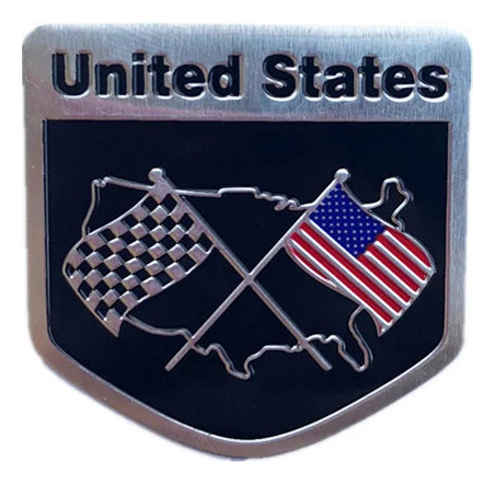 Emblema Bandera Estados Unidos Ford Chevrolet Jeep Dodge Gmc Foto 3