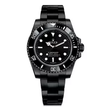Relógio Rolex Submariner Black Eta Suíço Genuíno 