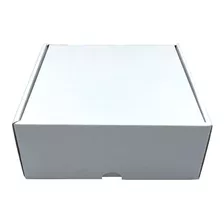 Caja Envios E-commerce 25 Pz. 20x20x8cm Microcorrugado Blanc