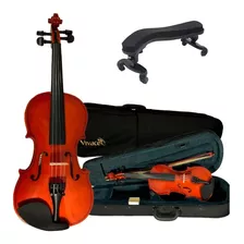 Violino 3/4 Vivace Mozart Mo34 + Case Luxo E Arco +espaleira