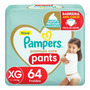 Fralda Pampers Premium Care Pants Xg, 64 Unidades Sem Gênero