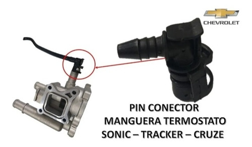 Conector Manguera Termostato Sonic Tracker Cruze Gm Foto 2