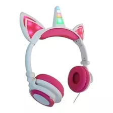 Headphone Inova Meninas Som De Qualidade Orelha De Gato Led