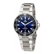 Reloj Aquis Automático Para Hombre Con Esfera Azul*****peb