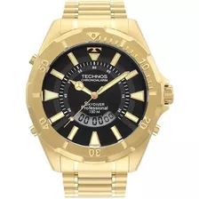 Relógio Technos Masculino Dourado Skydiver Wt205fl/4p
