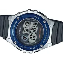 Relógio Masculino Casio Esporte Azul Digital W-216h-2avdf