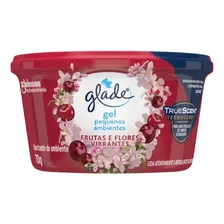 Kit 10 Aromatizante Glade Floral Gel Pequenos Ambientes 70g 