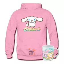 Poleron + Taza, Cinnamoroll, Perrito, Hello Kitty, Personaje Infantil, Xxxl