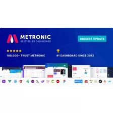 Metronic Bootstrap Html, Vuejs, React, Angular, Asp.net, Dja