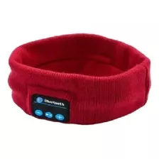 Gorro Fone Faixa Bluetooth Sem Fio Wireless Headphone Música Cor Vermelho