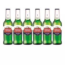 Pack X 6 Cerveza Stella Artois 330 Ml Sin Alcohol 0.0%