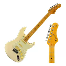 Guitarra Eletrica Tagima Strato Tg-540 Lf/mg Olympic White Material Do Diapasão Ébano Orientação Da Mão Destro