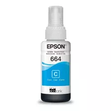 Refil Tinta Original Epson Ecotank T664 Ciano - T664220 70ml