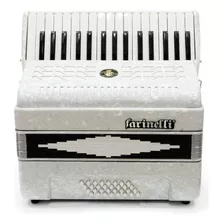 Farinelli 1306-1w Acordeon Blanco 32 Teclas 32 Bajos Estuche