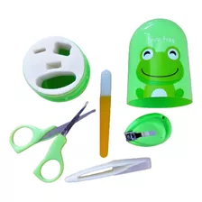 Kit De Manicure Para Bebé 4 Piezas (verde)