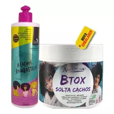 Amazun Btox Solta Cachos Anti Frizz + Shampoo Desembaraçante