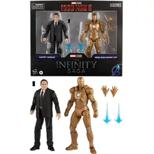 Boneco Iron Man Marvel Happy Hogan E Iron Man Mark 21 Hasbro