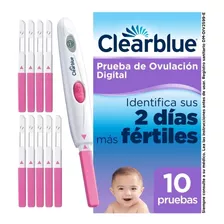 Prueba De Ovulación Clearblue Digital 10 Varillas