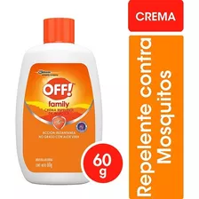 Off! Repelente Para Mosquitos Crema 60 Grs