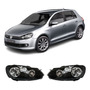 Farol Vw Jetta 08 09 10 11 12 13 Clasico Fondo Negro Lh Opt