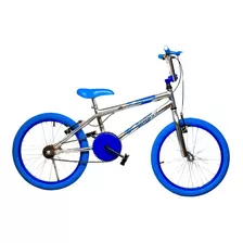 Bicicleta Infantil Aro 20 Cromada Cross Freestyle Ideal