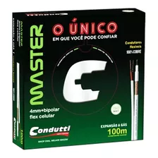Caixa Cabo Coaxial Cftv 4mm 75% + Bipolar Celular Master