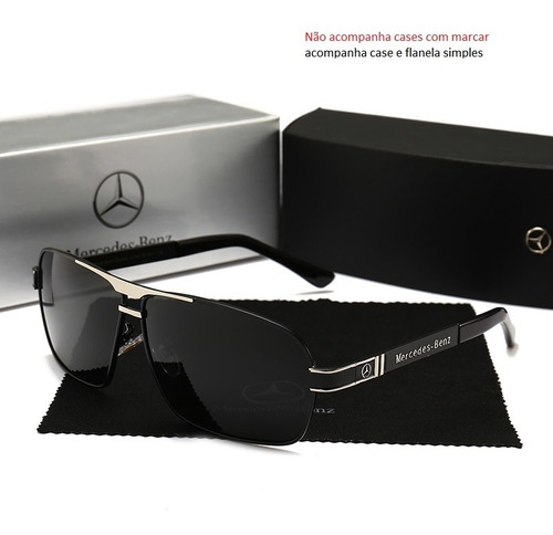 Óculos De Sol Mercedes-benz Polarizado E Proteção Uv400