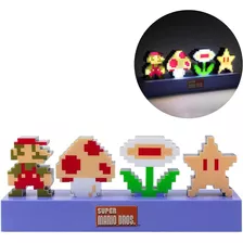 Super Mario Bros Lampara Decorativa Con Licencia Oficial