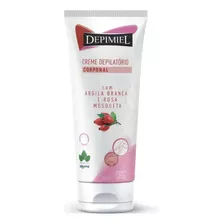 Creme Depilatório Corpo Argila Branca Rosa Mosqueta Depimiel